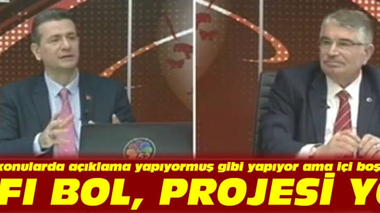 İdris Naim Şahin bol bol konuştu