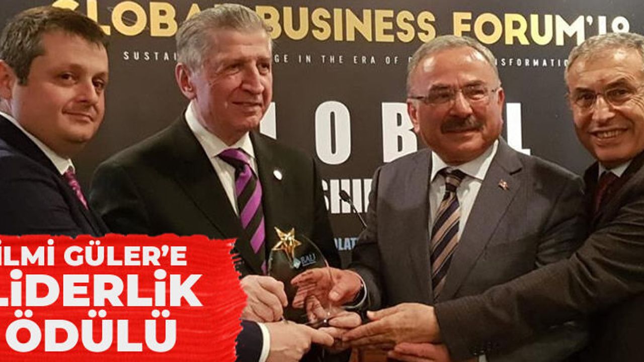 Hilmi Güler'e Liderlik Ödülü