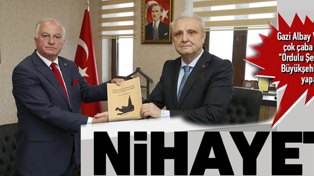 O projeyi Büyükşehir Belediyesi yapıyor