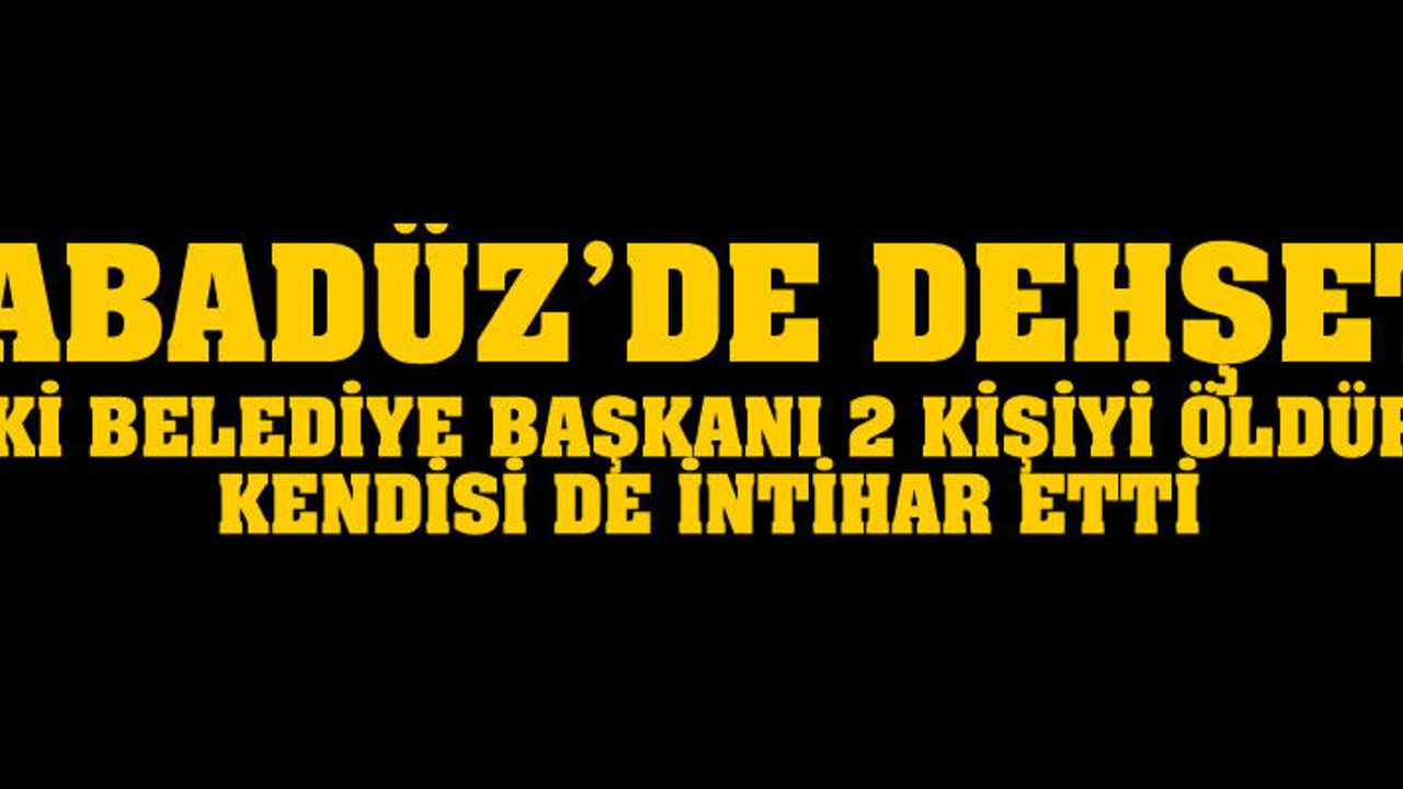 Eski Belediye Başkanı dehşet saçıp intihar etti: 3 ölü