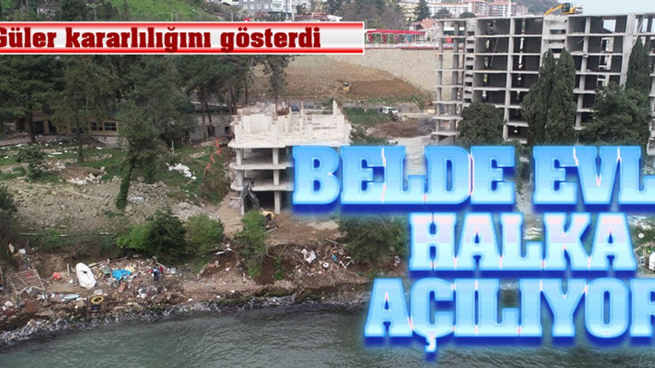 Hilmi Güler kararlılığını gösterdi. Belde Evler'in bulunduğu arazi halka açılıyor