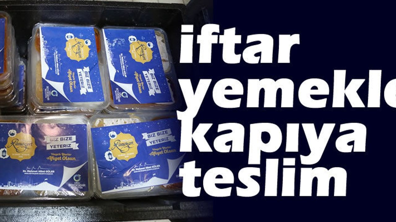 OBB'den iftar yemekleri kapıya teslim