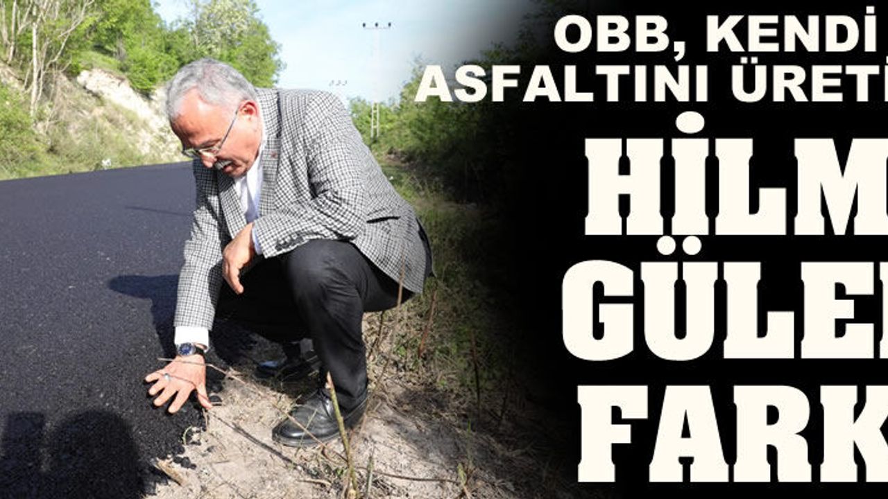Hilmi Güler farkı...OBB kendi asfalt tesisini kurdu
