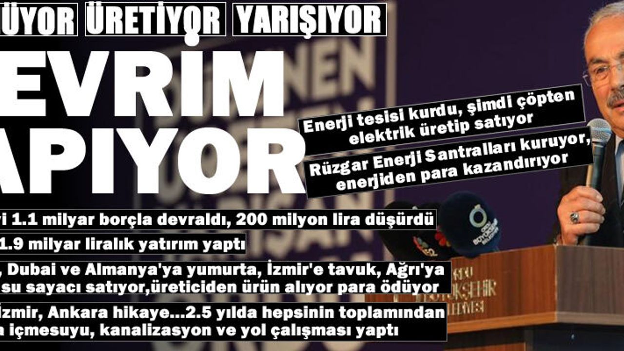 Düşünüyor, üretiyor, yarışıyor, devrim yapıyor. Ordu onunla vizyon değiştiriyor