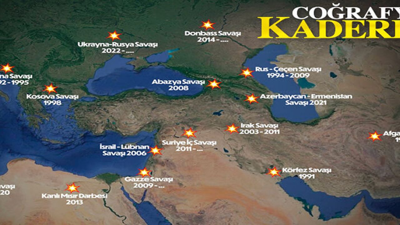 Coğrafya kaderdir...İşte Türkiye'nin etrafında son 30 yılda meydana gelen savaşlar