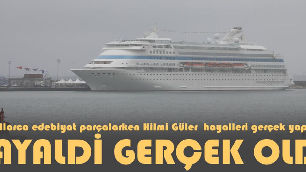 Birileri edebiyat parçalarken Hilmi Güler hayali gerçek yaptı