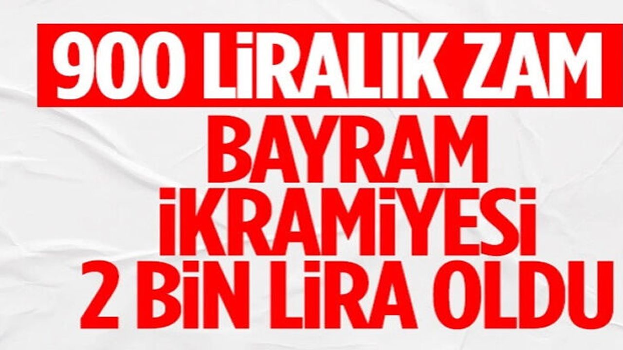 Son Dakika: Mustafa Elitaş duyurdu! Bayram ikramiyesi 2 bin lira