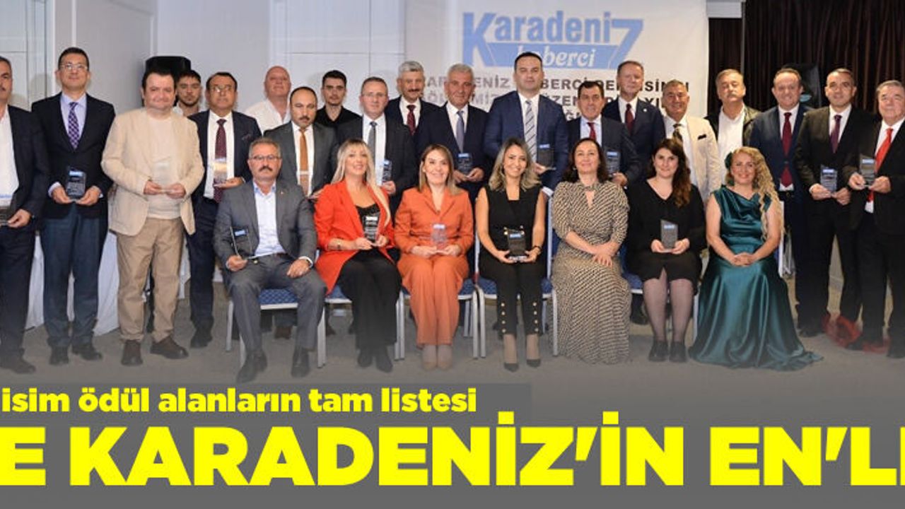 Karadeniz Haberci'den muhteşem ödül töreni