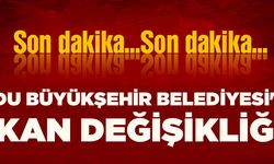 ORDU BÜYÜKŞEHİR BELEDİYESİ'NDE KAN DEĞİŞİKLİĞİ