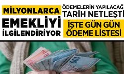 Emekli maaş ödemeleri yarın başlıyor! İşte tahsis numarasına göre gün gün liste