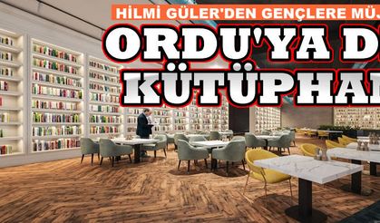 Ordu'ya 120 bin kitaplık dev kütüphane geliyor!