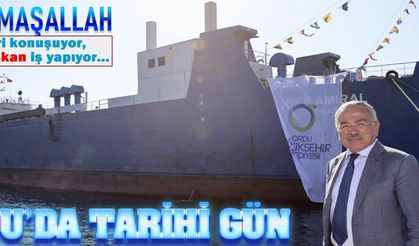 Birileri laf ihracatı yaparken Hilmi Başkan Ünye Limanı'ndan Rusya'ya sebze-meyve ihracatı yapıyor