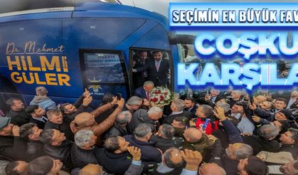 Seçimin en büyük favorisi Başkan Güler'e coşkulu karşılama
