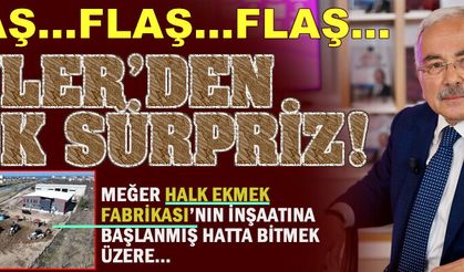 Halk Ekmek Fabrikası'nın inşaatı başlamış, bitmek üzere....