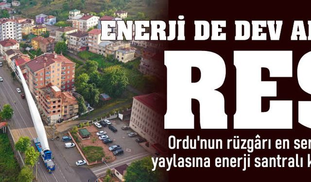 Ordu'ya enerji damgası