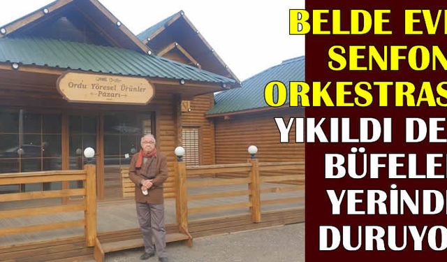 Belde Evler Senfoni Orkestrası'nın yıkıldı dediği büfeler yerinde duruyor