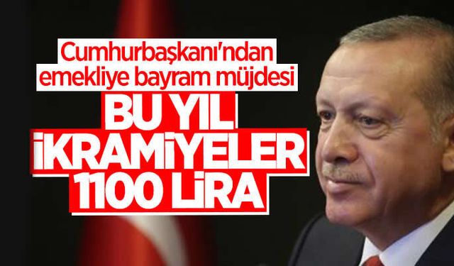Cumhurbaşkanı Erdoğan'dan emeklilere bayram ikramiyesi müjdesi