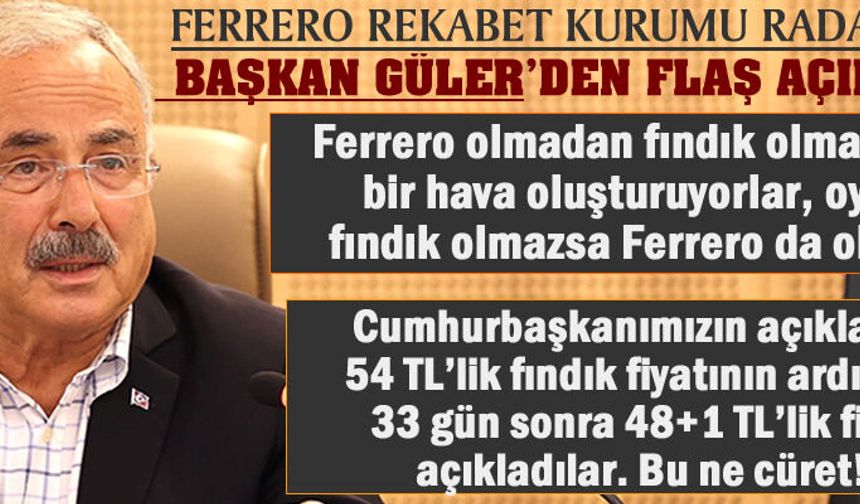 Ferrero için  suç duyurusu! Rekabet Kurumu harekete geçti