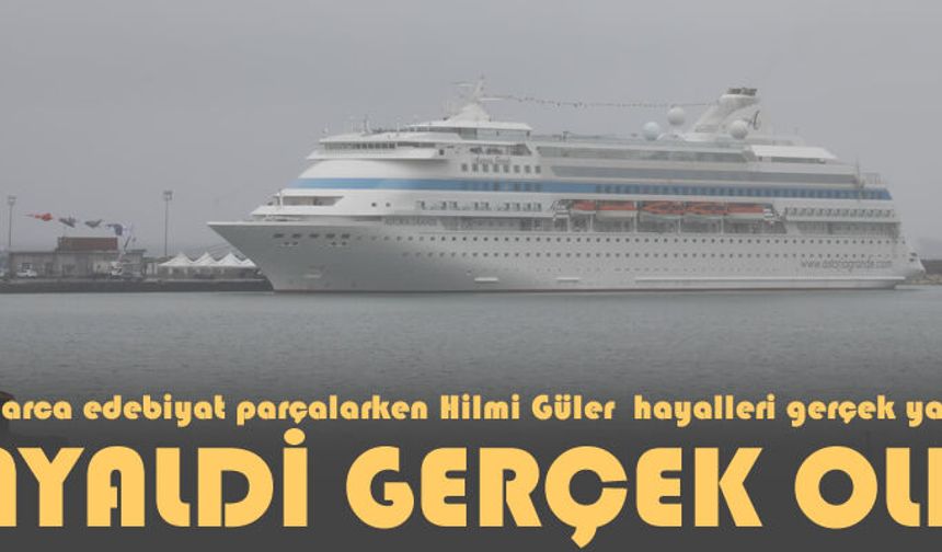 Birileri edebiyat parçalarken Hilmi Güler hayali gerçek yaptı