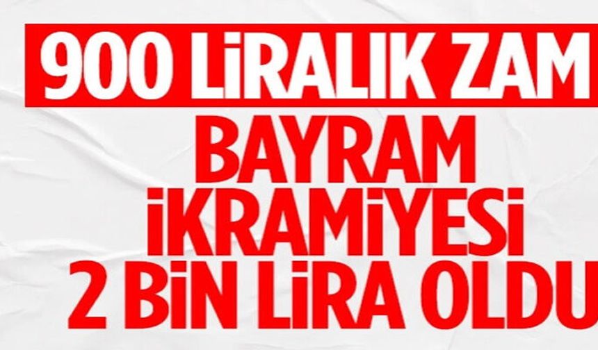 Son Dakika: Mustafa Elitaş duyurdu! Bayram ikramiyesi 2 bin lira