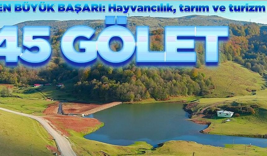 OSKİ'den alternatif su kaynakları: 45 gölet inşa edildi