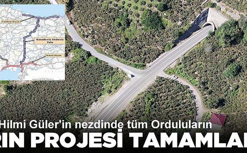 Ordu'ya Hilmi Güler damgası: Asrın projesi tamamlandı