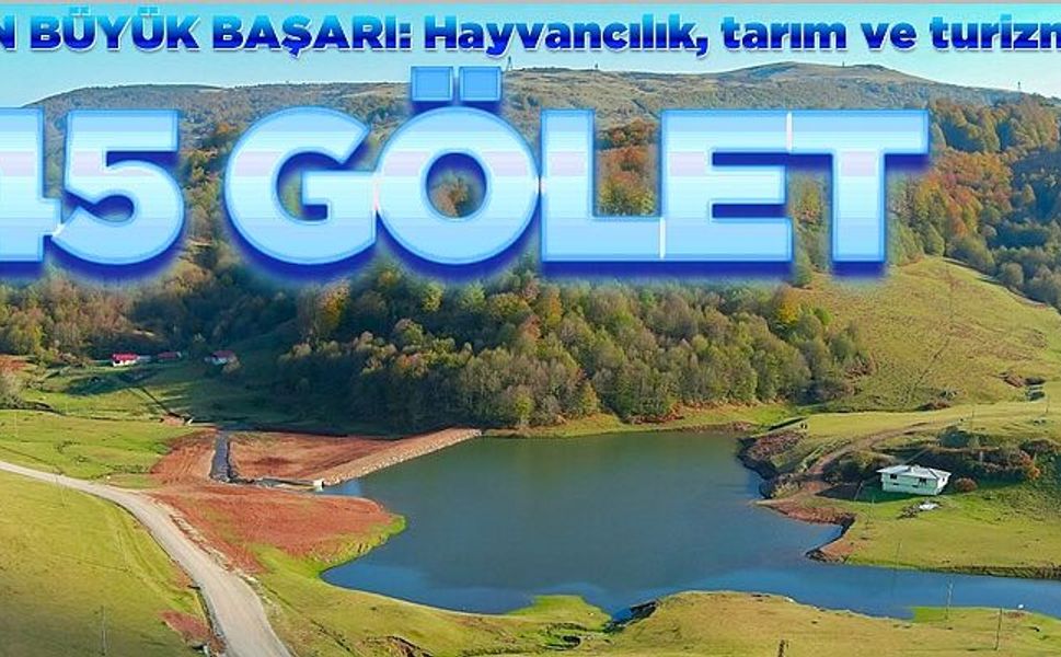 OSKİ'den alternatif su kaynakları: 45 gölet inşa edildi